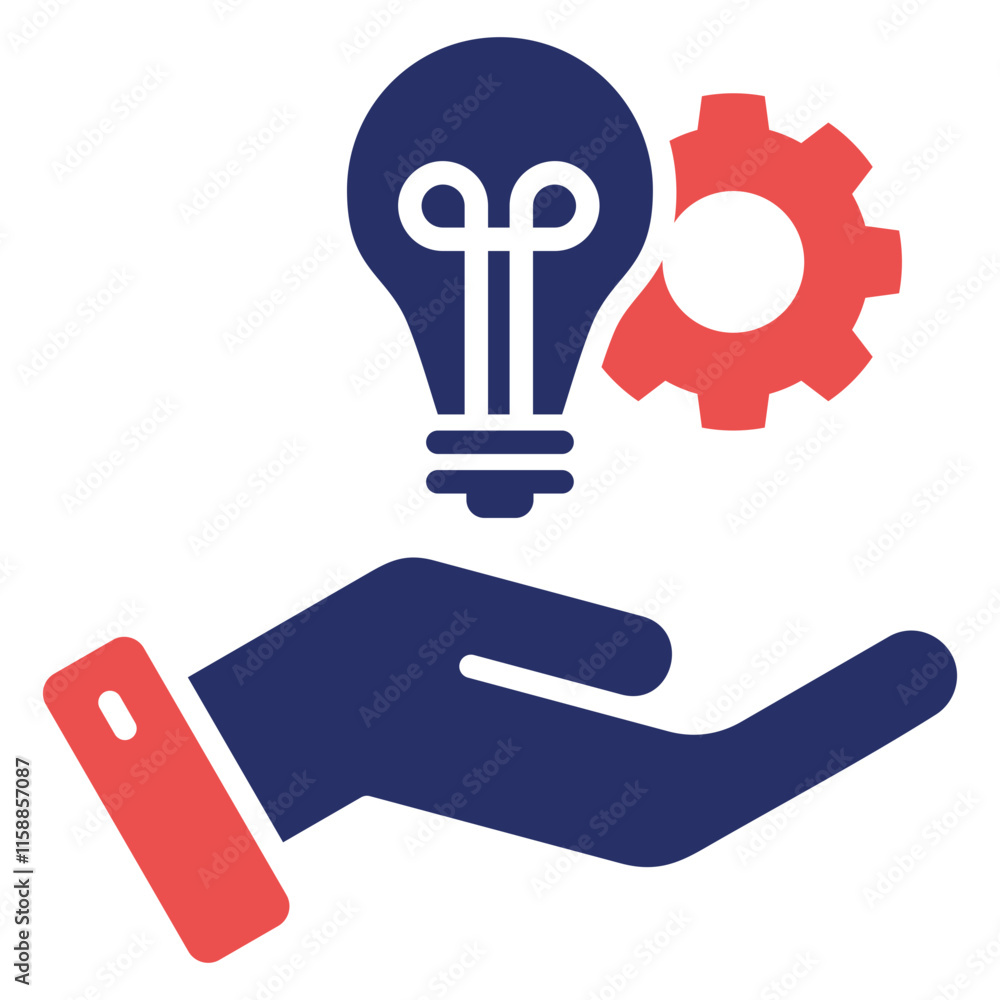 Fototapeta premium Solution Icon