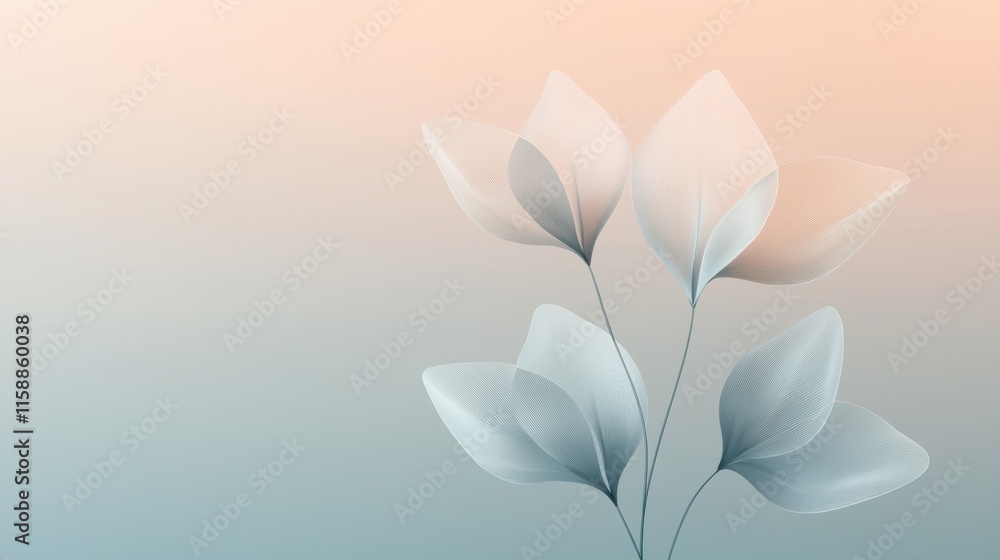 Obraz premium A close up of a flower with a blue background