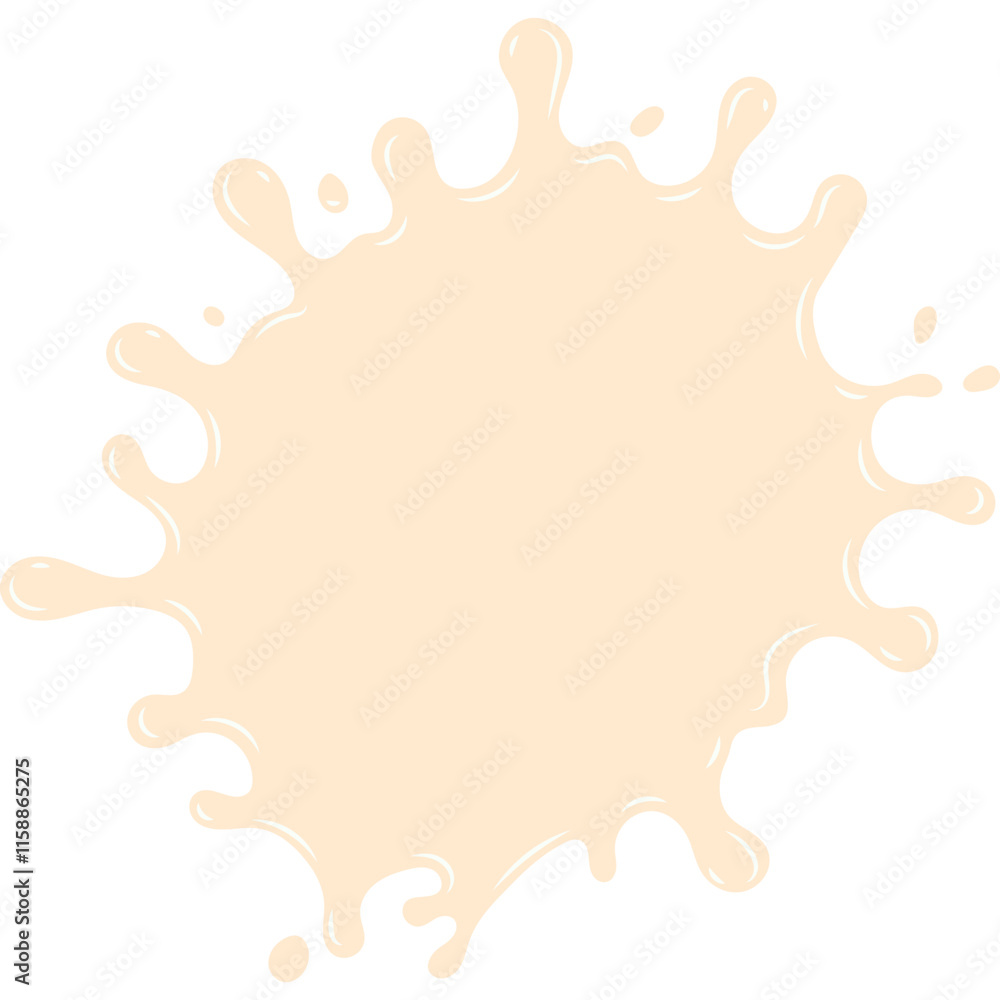 Fototapeta premium Milk Splash Illustration