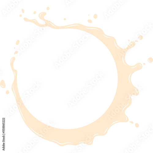 Milk Splash Illustration