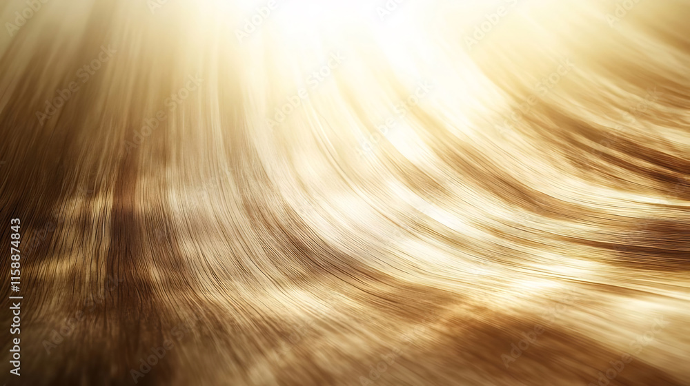 Abstract golden wave background with light rays. Abstract golden wave background with light rays.
