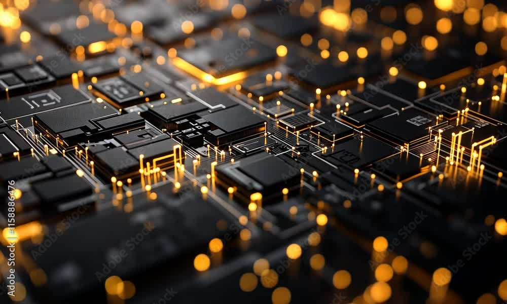 Electronic circuit board close up Electronic circuit board close up