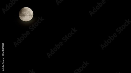 Full Moon, High resolution and detailed