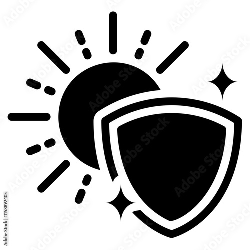 Sun protector icon