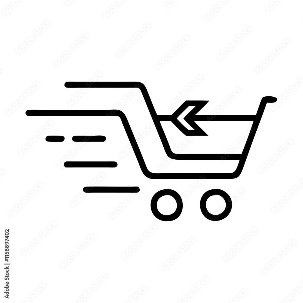 vector shopping icon vector shopping icon