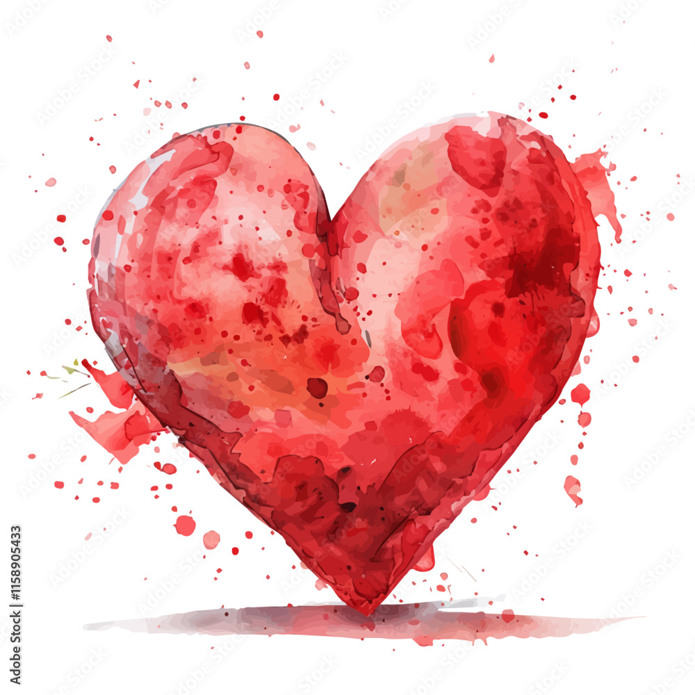 A watercolor painting of Valentine's Day love heart pillows, isolated on a white background. Valentine's Day vector.
A watercolor painting of Valentine's Day love heart pillows, isolated on a white background. Valentine's Day vector.