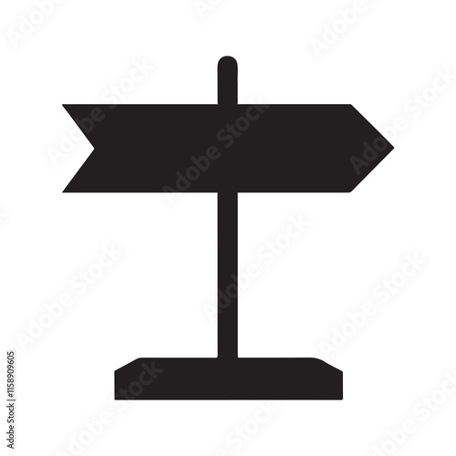 Direction road simple icon