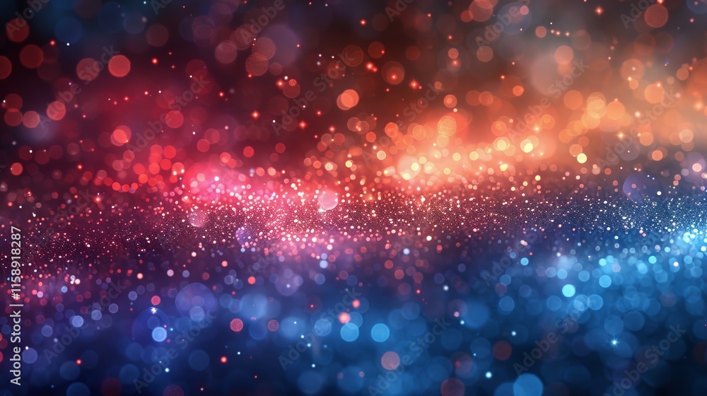 A colorful galaxy of glittering stars A colorful galaxy of glittering stars