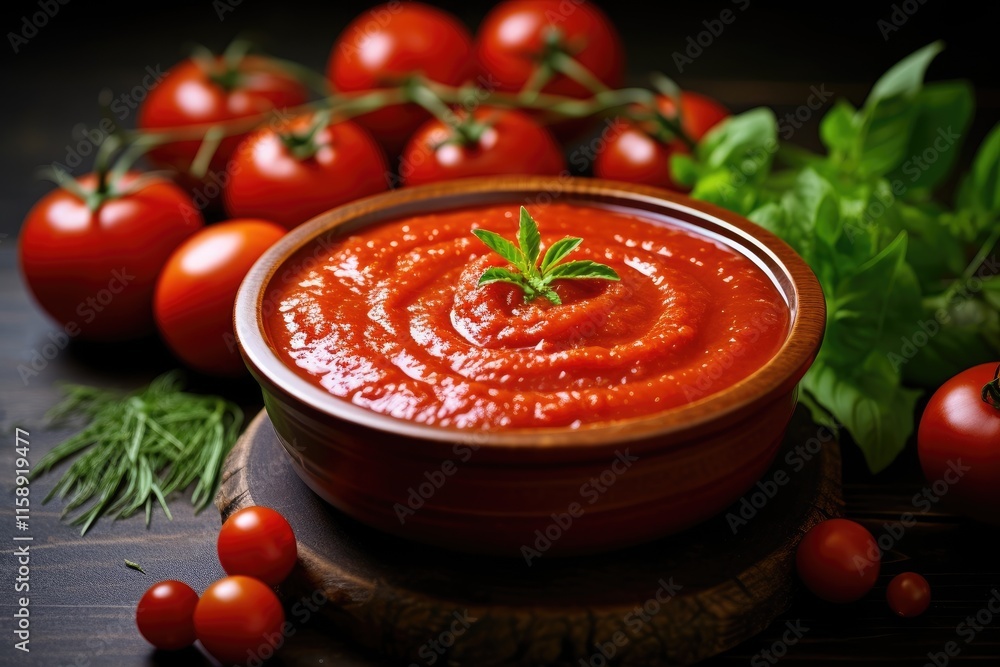 Cooking sauce made from natural tomato puree Cooking sauce made from natural tomato puree