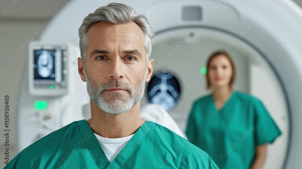 An advanced medical imaging scanner in action redefining the way healthcare information is collected analyzed and utilized for improved patient care and medical research