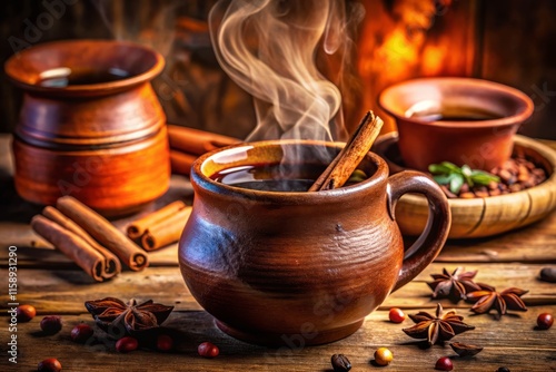 Cafe de Olla: Authentic Mexican Clay Pot Coffee Recipe - Action Shot Photography