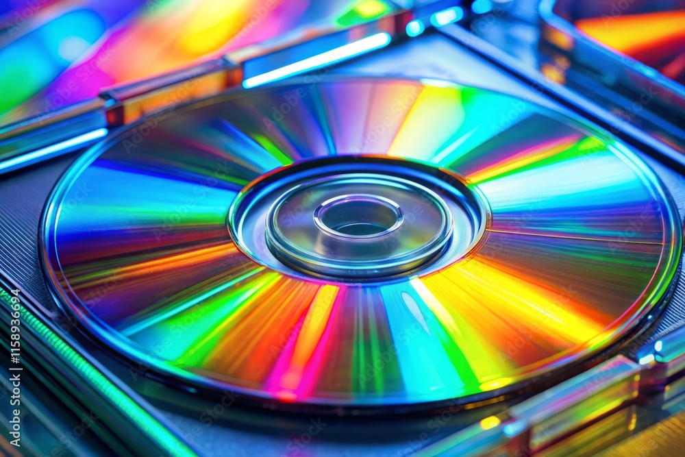 Close-Up Photo of Opened CD Packaging - Detailed Textures & Reflections Close-Up Photo of Opened CD Packaging - Detailed Textures & Reflections