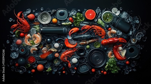 Wallpaper Mural Seafood Extravaganza on Ice Torontodigital.ca