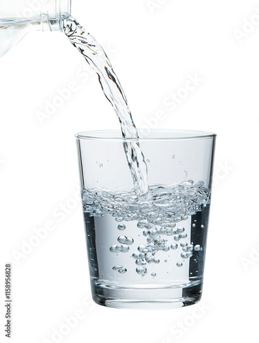 Wallpaper Mural water pouring into glass Torontodigital.ca