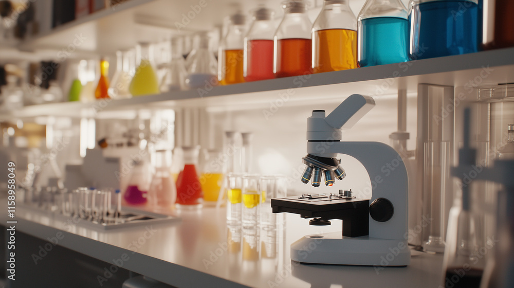 Scientists in lab coats meticulously examining and testing materials under controlled conditions, emphasizing the importance of precision and innovation in scientific research.