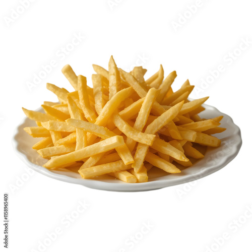 A Delicious Pile of Golden French Fries