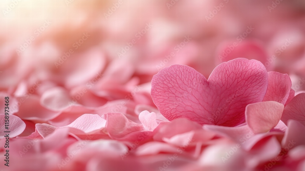 Fototapeta premium Captivating valentine celebration cozy living room realistic photo romantic atmosphere close-up view blush pink tones