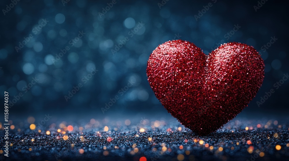 Fototapeta premium Celebrate valentine's day with creative typography illustrations and engaging copy capturing the essence of love in a whimsical space