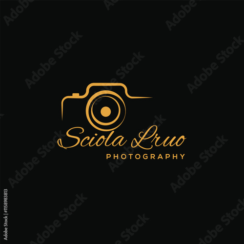 Photography camera logo 