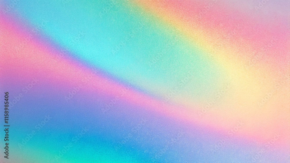 Abstract pastel holographic blurred grainy gradient background texture. Colorful digital grain soft noise effect pattern. Lo-fi multicolor vintage retro design. Abstract pastel holographic blurred grainy gradient background texture. Colorful digital grain soft noise effect pattern. Lo-fi multicolor vintage retro design.