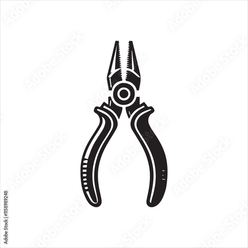 pliers isolated on white background