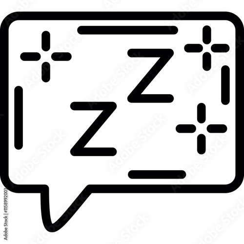 Zzz Symbol Icon