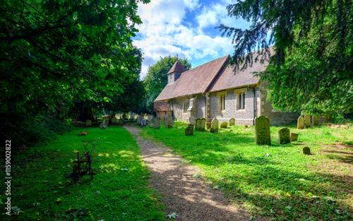 St Mary Magdalene Church, West Tisted, South Downs National Park, Hampshire photo