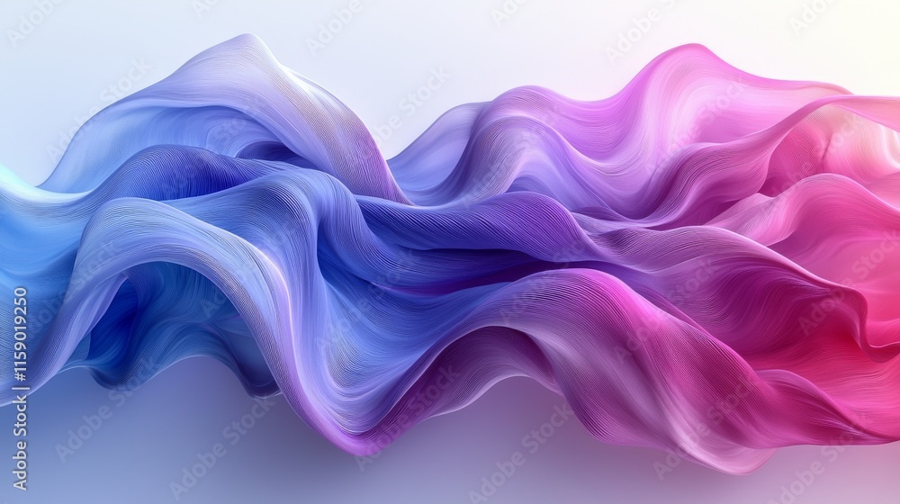 Obraz premium Gradient elements in abstract shapes on a transparent backdrop