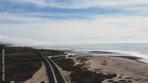 Trestles in San Clemente seen from above