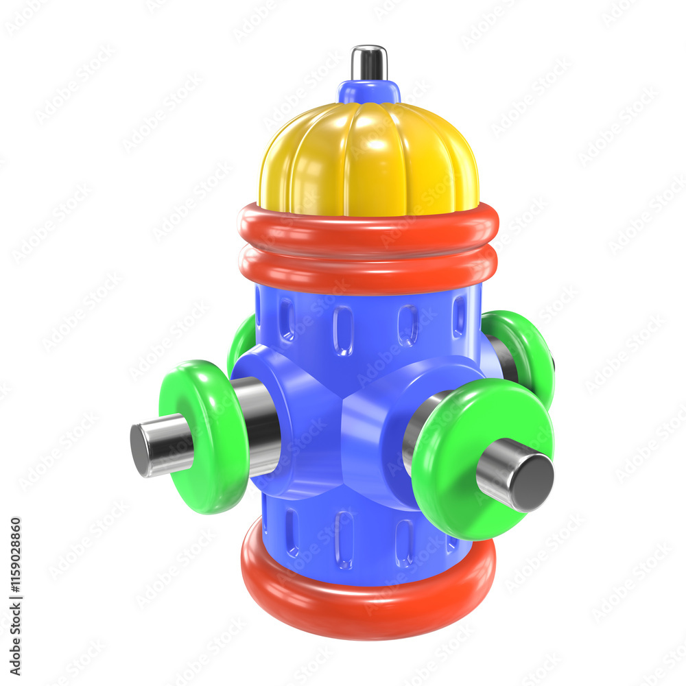 Fire Hydrant 3D Illustration Icon Fire Hydrant 3D Illustration Icon