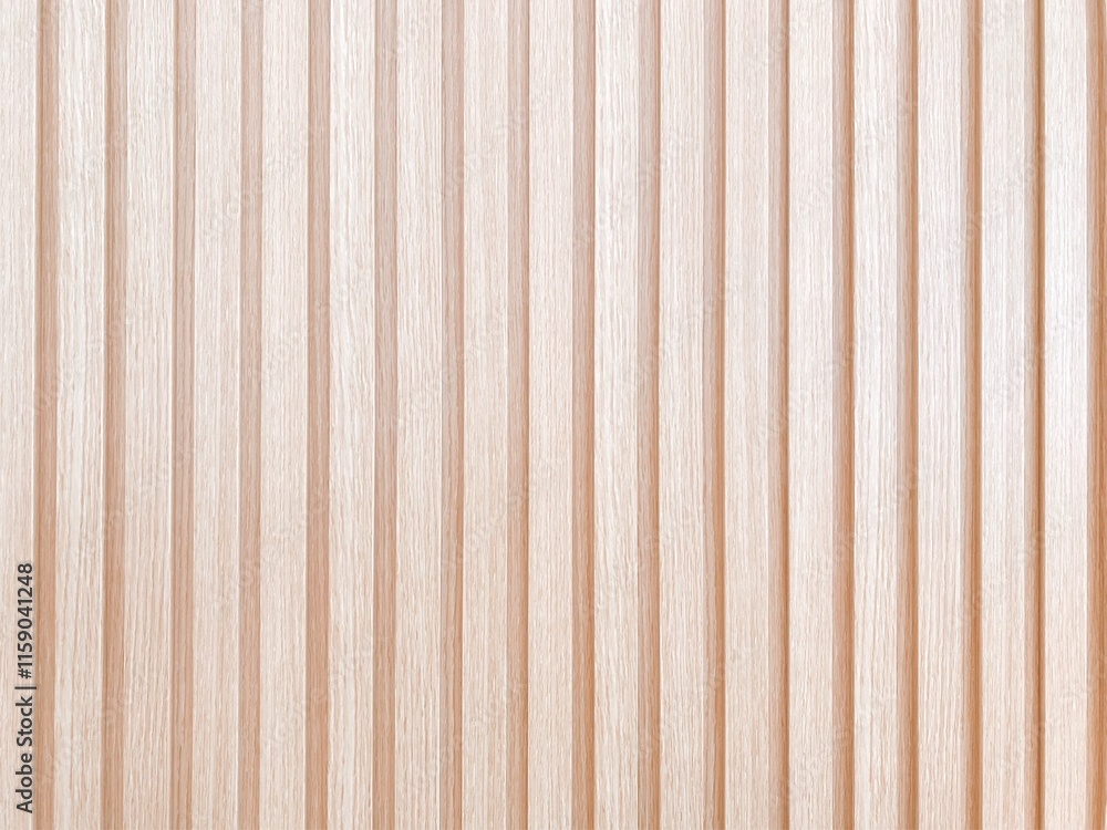 Obraz premium Vertical light wood texture background, minimal, natural tone for interior design, wooden panel wall