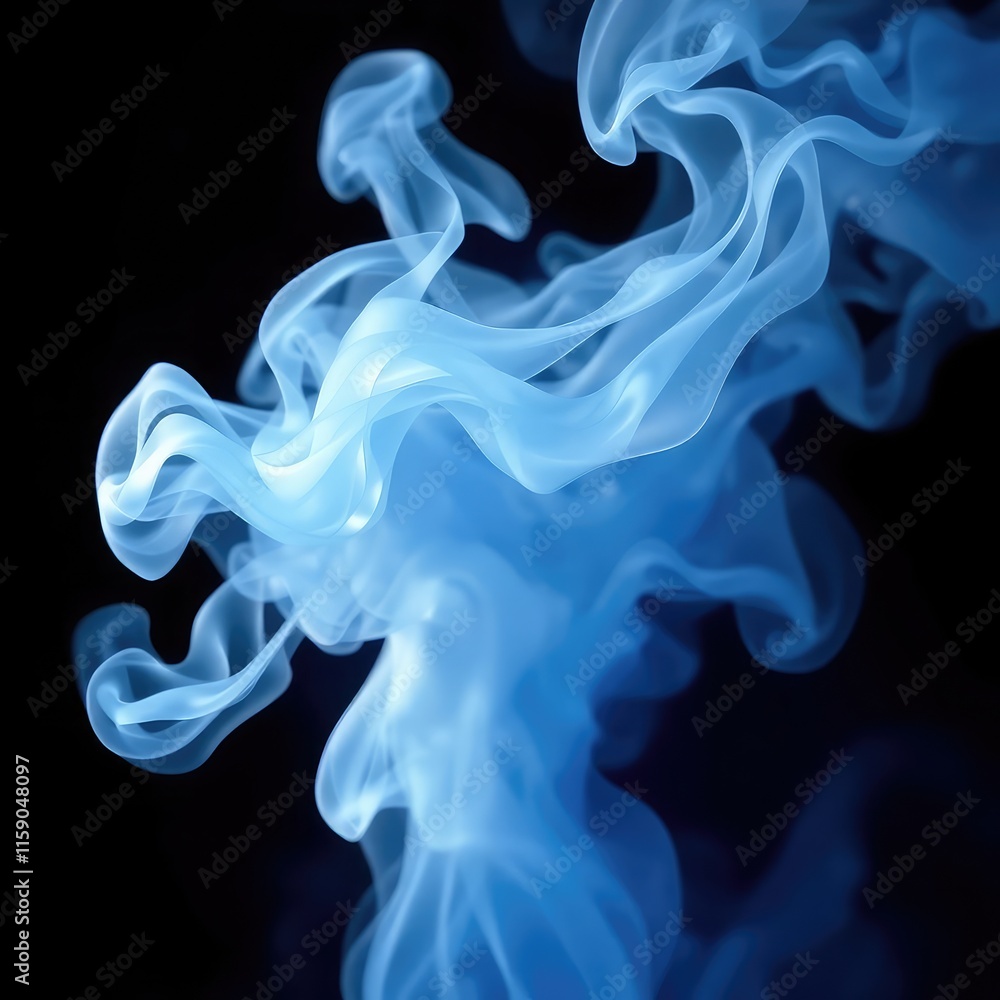 Fototapeta premium smoke on transparent background, smoke, abstract smoke background, smoke on black