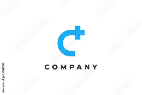 letter c plus or hospital medical logo