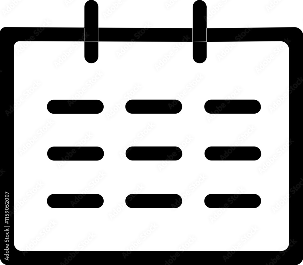 month, year and date calendar icon month, year and date calendar icon