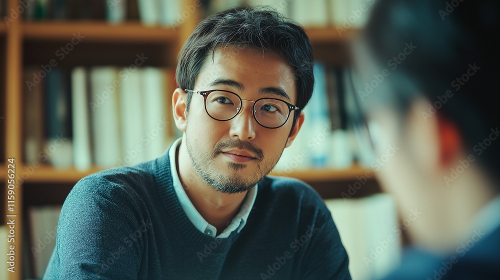 子どもに勉強を教える教師の画像 子どもに勉強を教える教師の画像