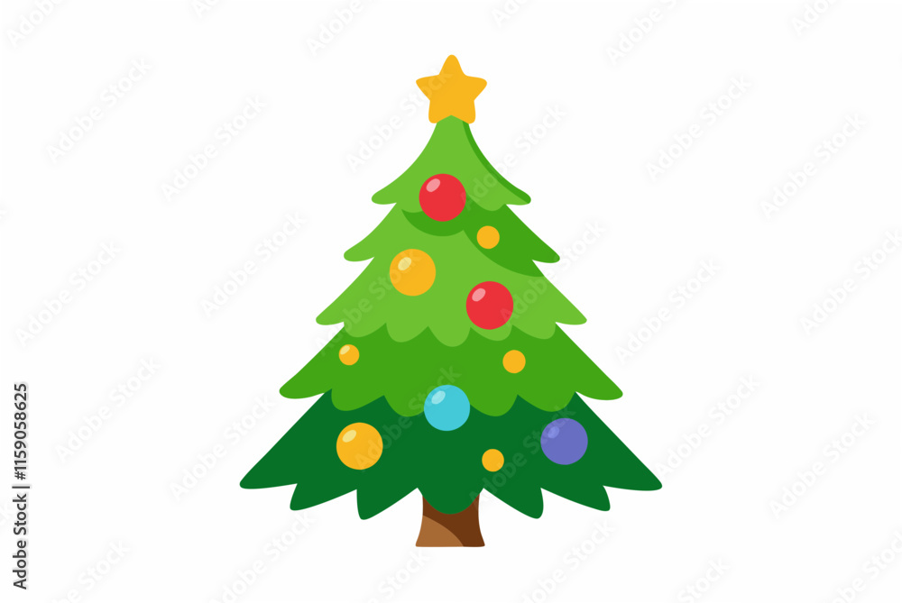 christmas tree illustration christmas tree illustration