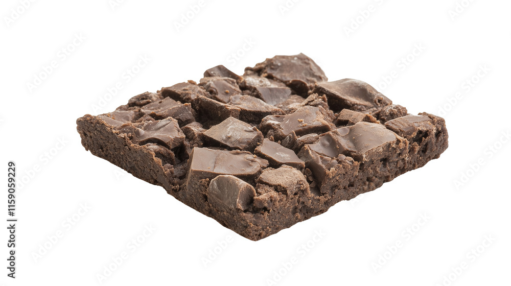 Delicious Homemade Brownie Isolated on transparent background, Perfect for Baking Blogs Delicious Homemade Brownie Isolated on transparent background, Perfect for Baking Blogs