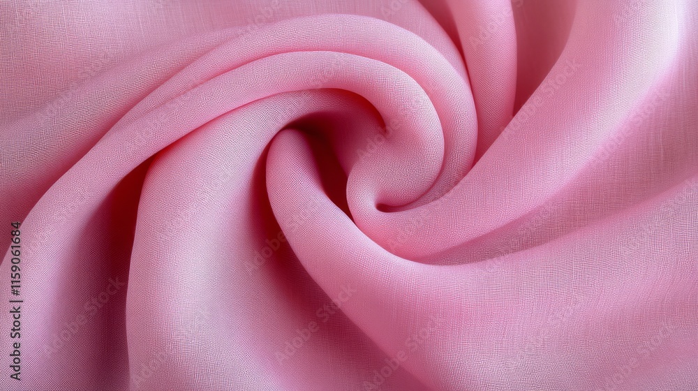 Close-up of soft, pink fabric elegantly swirling, showcasing its texture and color, emphasizing comfort and style. Close-up of soft, pink fabric elegantly swirling, showcasing its texture and color, emphasizing comfort and style.