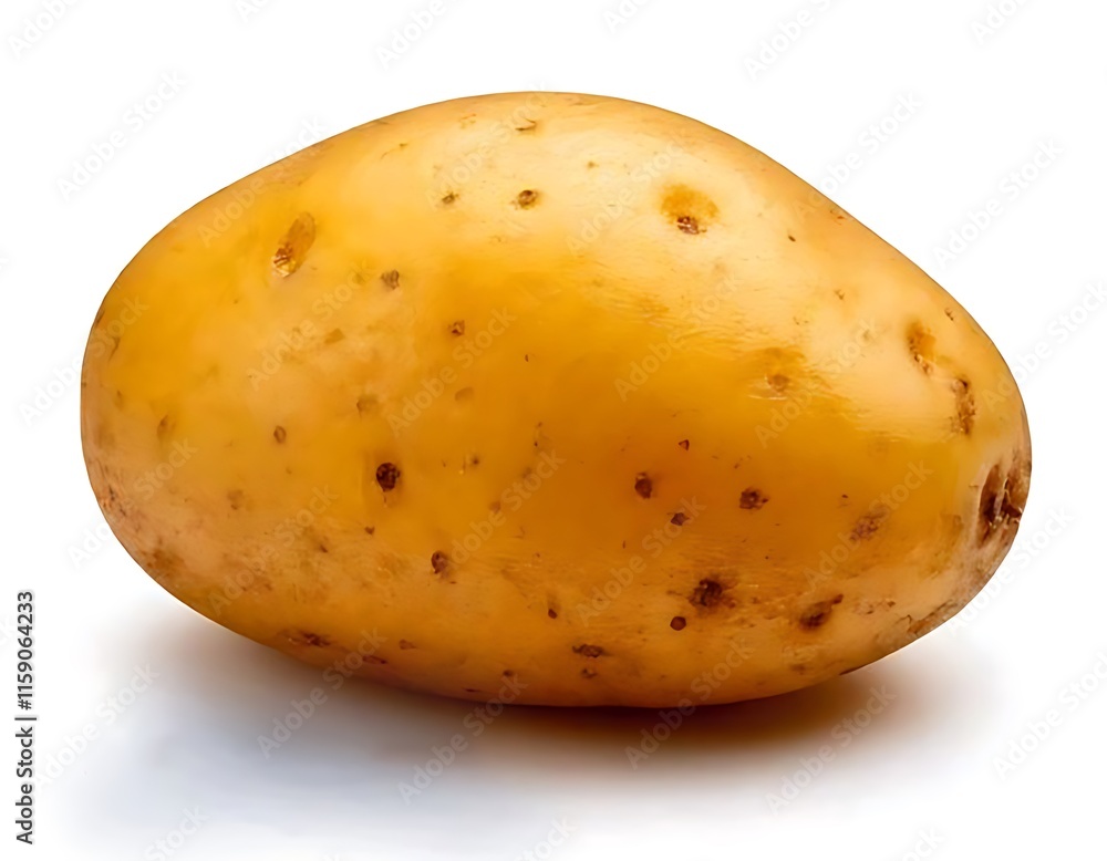 potato isolated on white background cutout potato isolated on white background cutout