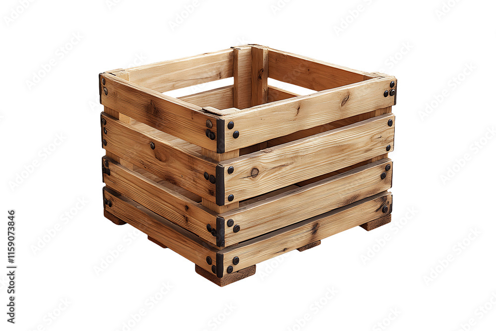 Storage Crate Isolated on Transparent Background PNG Image. Storage Crate Isolated on Transparent Background PNG Image.
