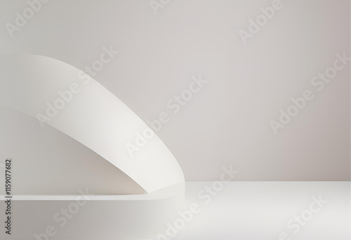 Minimalist background with a plain white color, smooth texture, and even lighting for a clean, modern look
