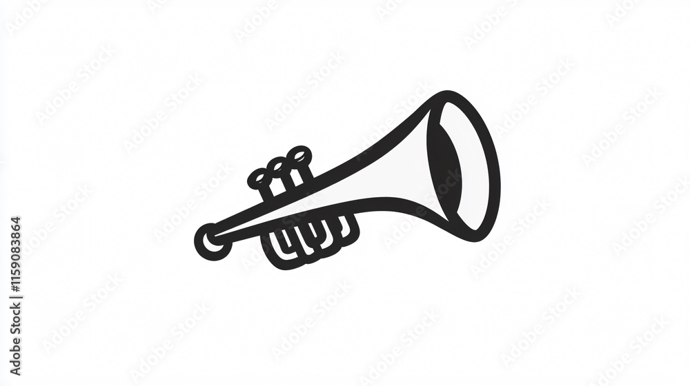 Vuvuzela Horn Trumpet Outline Icon Transparent Vector Vuvuzela Horn Trumpet Outline Icon Transparent Vector