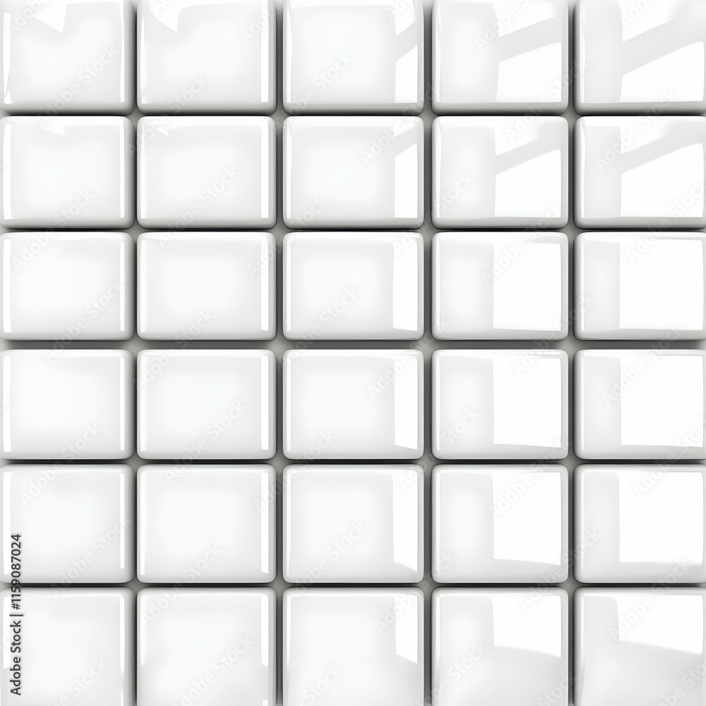 White 3D Block Background White 3D Block Background