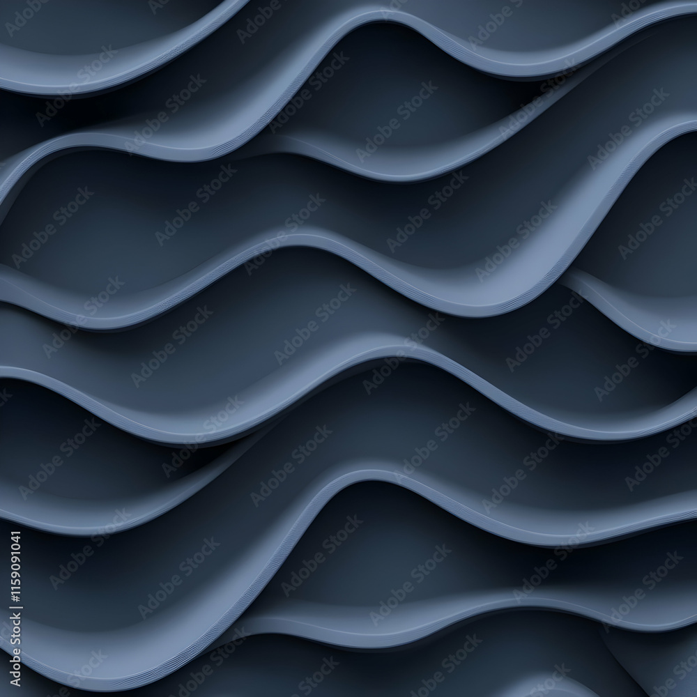 Obraz premium Abstract 3D Wave Background