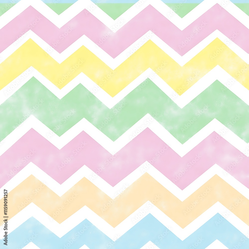 Soft pastel rainbow chevron background seamless pattern Soft pastel rainbow chevron background seamless pattern