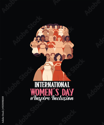 International Women's Day 2025 Inspire Inclusion For Women T-Shirt