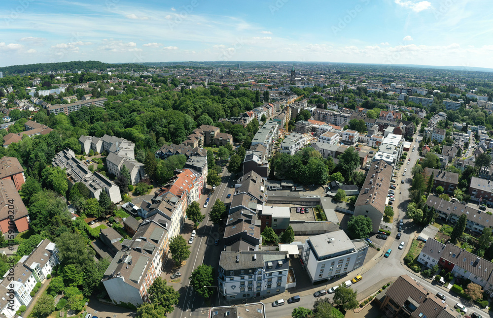 Fototapeta premium Aachen Vaalserstr Klinikum Lousberg Luftbild Panorama