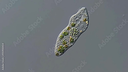 Euglena under DIC microscope 