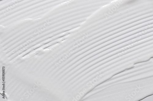 The texture of a cosmetic cream mask or balm