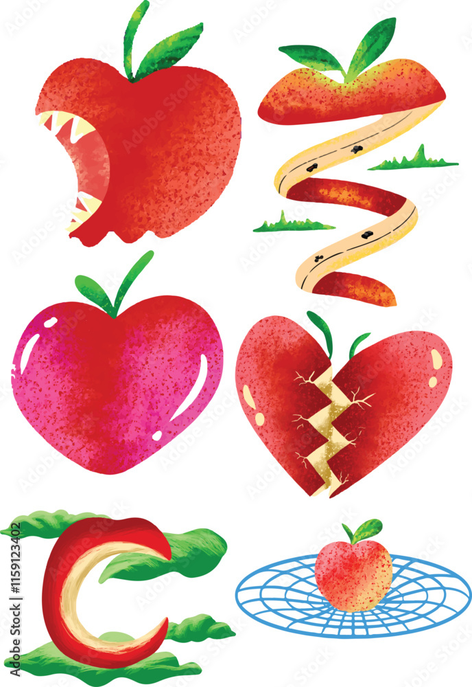Fototapeta premium Apple Emoji.eps